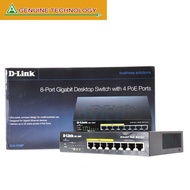 D-Link DGS-1008P 8-Port Gigabit PoE Desktop Switch