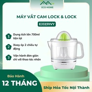LocknLock EJJ231 0.7L 40W Orange Juicer, Convenient, Compact, 2-Way Rotating Juicer