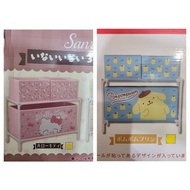 Sanrio Hello Kitty , 布甸狗 Pompompurin  雙層 三格 玩具 雜物 收納架 收納箱  [ 沒包裝盒 ]