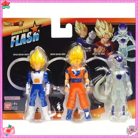 Original Bandai Dragon Ball Anime Figures FLASH Black Zamasu Goku Vegeta Frieza Broly Action Figurin