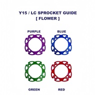 COVER SPROCKET CNC ALLOY FOR MOTOR YAMAHA Y15 Y SUKU Y16 LC135 Y16 RXZ