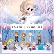 🇸🇬 Blind Box 52Toys Disney Frozen 2 Queen Elsa Princess Anna Kristoff Olaf Series Figurine Display F
