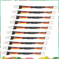 10PCS 3PIN Reduce PC Fan Speed Noise Extension Resistor Cable Wire 3 Pin Male to Female Connector fo