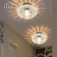 JJT [จัดส่งฟรี]โคมไฟดาวน์ไลท์ LED ดาวน์ไลท์ฝังฝ้า ดาวไลท์ LED โคมไฟ LED โคมไฟติดเพดาน LED หลอดไฟดาวน์ไลท์ Downlight แบบกลม ฝังตัว สปอตไลท์คริสตัล ดาวน์ไลท์ LED ไฟเพดาน ไฟห้องนั่งเล่น