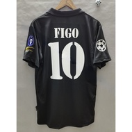 2002-03 Real Madrid Away 3A Customized Retro Football Jersey Ronaldo/R.Carlos