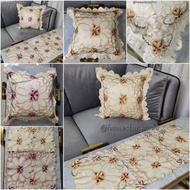 KATUN Embroidered cotton sofa cushion cover set size 40x40cm