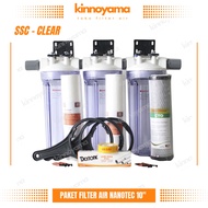 SSC 3-Stage Water Filter Package Well Water Filter/ Sandy Water Filter/ Cloudy/