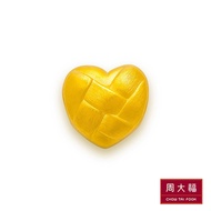 CHOW TAI FOOK 999 Pure Gold Charm - Heart of Love