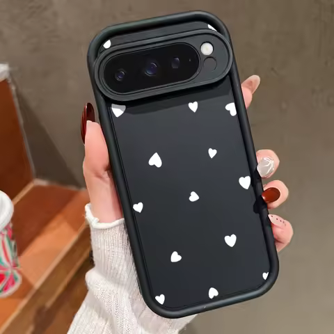 Small Hearts Pattern Soft Case For Google Pixel 10 9 8 7 Pro 9A 8A 7A Pixel 9 10 Pro XL Shockproof S
