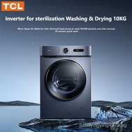 （IN STOCK）✅FREE SHIPPING✅ Tcl Combo Washer Dryer Drum Washing Machine Fully Automatic DD Direct Drive Frequency Conversion Washing Drying Integrated 10kg with Drying G100L130-HB dr