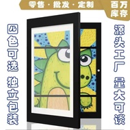 [48H Shipping] Flip photo frame A3A48.5x11Children's Painting Storage Box diyArt Storage for childre