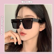 New Sunglasses Big Frame Square Glasses Trendy Street Shooting  Sunglasses Women UV Protection Unise