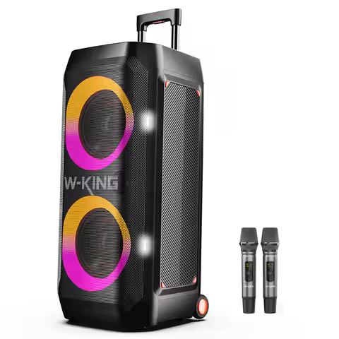 Original W-King T12+ Party Speaker New Released 270W Karaoke Bluetooth Speaker Party Music Player So