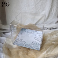 22cm Cake box 22x22x20cm Glass Cake Box 22 cm Cake box/ Cake box/