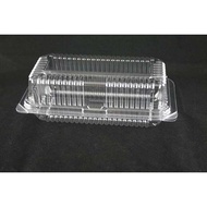 (Ready Stock) OPS-H17L BENXON Plastic Tray with Lock [ 50pcs± ]Bakery Disposable Clear Food OPS Box/