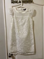 設計師 白色蕾絲洋裝