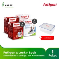 Unik Fatigon Multivitamin  Spirit  2 Box x Lock n Lock Diskon