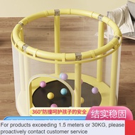 ZHY/NEW✅Trampoline Household Children's Indoor Child Baby Trampoline Rub Bed Family Small Protecting Wire Net Bounce Bed