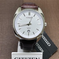 Citizen BI5090-09A Standard Analog Quartz Brown Leather Strap Date Men's Watch