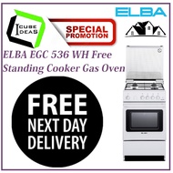 ELBA EGC 536 WH Free Standing Cooker Gas Oven