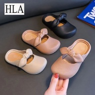 HLA 2025 Children's sandals, cute rubber sandals, girls' material, anti-slip beach shoes