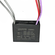 CBB61 Electric Fan Ceiling Fan Lamp Speed Regulating Start Capacitor Five-Wire 5-Wire 1.5 UF+1.8 UF+