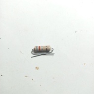MERAH Resistor R carbon film 0.82OHM 2w 0.82 ohm 2watt 2 w watt 0.82R 0.82 gray red silver gold Faja