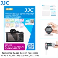 JJC Tempered Glass Screen Protector for Sony ZV1 A7C A73 A72 A7S3 A7S2 A9 II A9 A7RM3A ILCE 7M2 7RM2