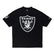 New Era เสื้อยืดแขนสั้นรุ่น Las Vegas Raiders Nfl Black American Football Jersey
