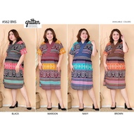 Gritten (80rbx4pc) Invitation Dress Batik Fashion Bigsize Women's Clothing Wholesale 562 BNS