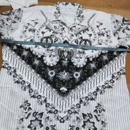 Batik PGRI terbaru 2024 motif KUSUMA BANGSA wanita dan pria lapis puring