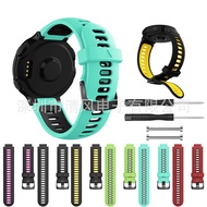 Suitable for Garmin Forerunner735xt Two-Color Silicone Strap Garmin S20/235/735 Watch Strap GKIF