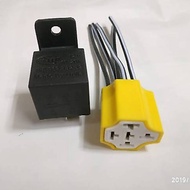 HELLA RELAY 12V 10/20A 5 LEGS 87a BREAKER RELAY + 5 CABLE CERAMIC RELAY SOCKET