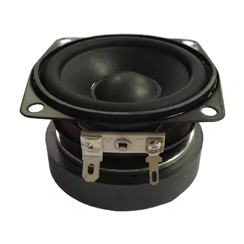 66mm RMS 10w 4Ohm Bass Speaker 8Ohm Ferrite 60 magnet Horn 2.5 Inch square Paper basin rubber edge W