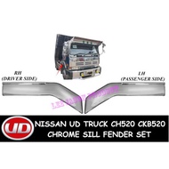 NISSAN UD TRUCK CH520 CKB520 CHROME SILL FENDER SET 1 SET 2 PCS
