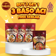 Paket 3 Baso Aci 1 Seblak Alami Organik Instan - Sajodo Snack & Food