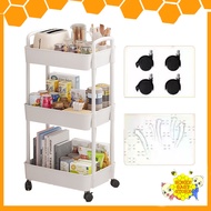 Space Efficient Mobile Multilayer Organizer Storage Kids Toys Rack Food Snack Rack Children's All Pu