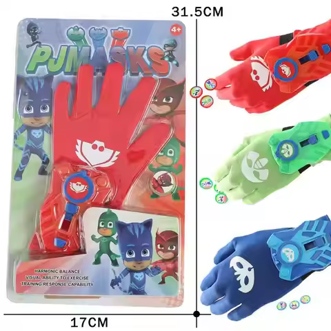 PJ Masks Catboy Flicker Owlette Anime Characters Cosplay Clothing, Launcher Gloves, Toys, Birthday G