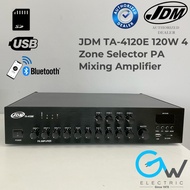 [With Echo] JDM TA-4120E 4 Zone 120W Public Address Amplifier