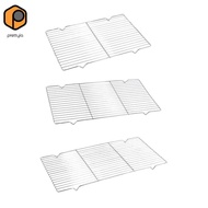 [prettyia] BBQ Grill Net Grill Cooling Rack Non Stick Barbecue Mesh Net Rack Campfire Grill