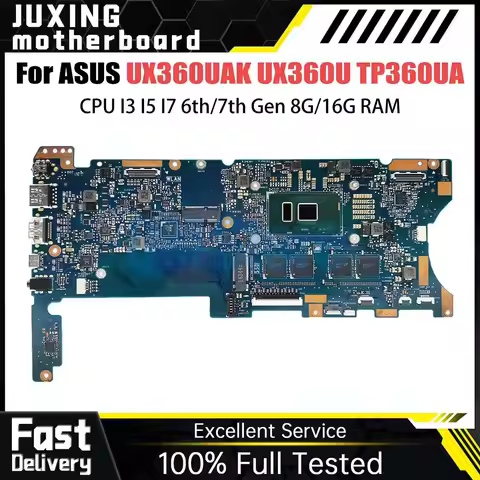 UX360UA Mainboard For ASUS ZenBook UX360UAK UX360U UX360 TP360UA Laptop Motherboard CPU I3 I5 I7 6th
