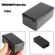 NONEDYODYE9I 1/2pcs Electronic Project Box Black High Quality DIY Enclosure Boxes