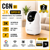 EZVIZ C6N 2MP & C6N G1 4K/3K/2K | Pan Tilt Wireless WiFi CCTV CameraAI Tracking Night Vision Two-Way