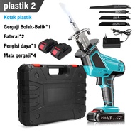 REAIM Reciprocating Chainsaw Gergaji Saw Cordless Mini Chainsaw 298V Cordless Reciprocating Saw