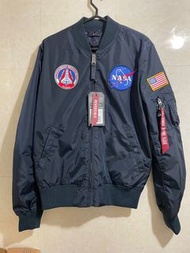 全新 歐版Alpha industries MA-1 nasa tt 雙面穿 軍裝 薄外套 飛夾 空軍外套 夾克 飛行