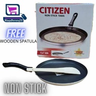 CITIZEN Non Stick Thosai Tawa Tosai Chapati Oil Free Pan Griddle Pan Rotti Tawa Oil Free Pan