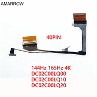 Laptop LCD/LVD Screen Cable for Lenovo Legion Y7000P R7000P 2020H GY550 144Hz 165Hz 4K 40PIN DC02C00LQ00 DC02C00LQ10 LQ20