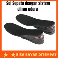 Sol Sepatu dengan Sistem Aliran Udara / Sol Insole Alas Kaki Bantalan Hak Sepatu Peninggi Penambah T