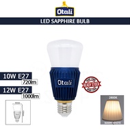 OTALI LED SAPPHIRE BULB 10W/12W E27 WARM WHITE LED BULB E27 BULB MEMTOL LAMPU