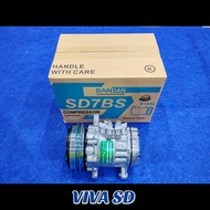 Compressor Perodua Viva (Sanden System) /Kelisa/Kenari/Kancil/Myvi 1.0 (Denso System) 💯New Compressor💯